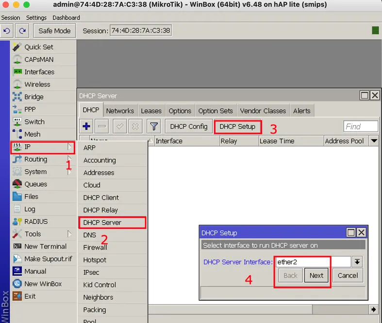 DHCP Server DHCP Server