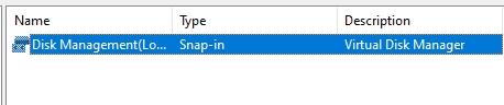 Disk management Disk management