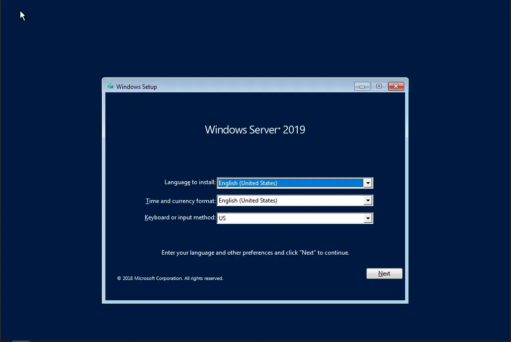Language to install Language to install