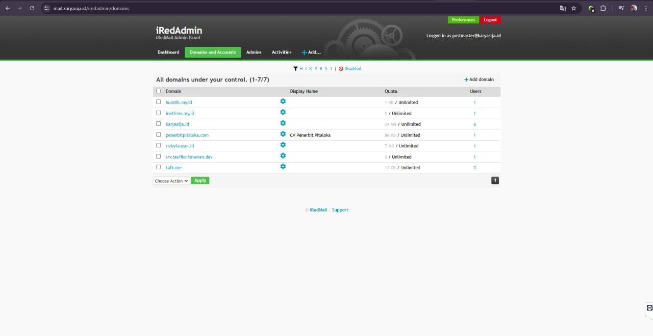 18 - iRedMail 18 - iRedMail