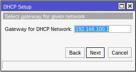 DHCP Server Gateway DHCP Server Gateway