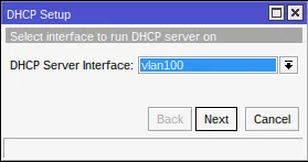 DHCP Server Interface DHCP Server Interface