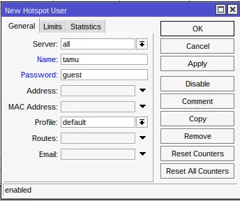 Hotspot User Tamu Hotspot User Tamu