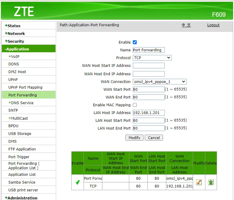 Port Forwarding Port Forwarding