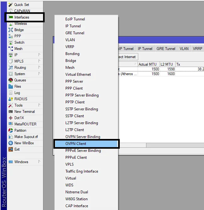OVPN Client OVPN Client
